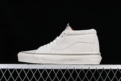 All categories Vans Vans series Vans Mid Vans China NEIGHBORHOOD x Vans Sk8-Mid joint series milk tea China casual sneakers VN0A3WM3APL